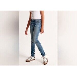 Abercrombie Kids Girls Jean Jeggings  Size 9/10 blue wash NWT